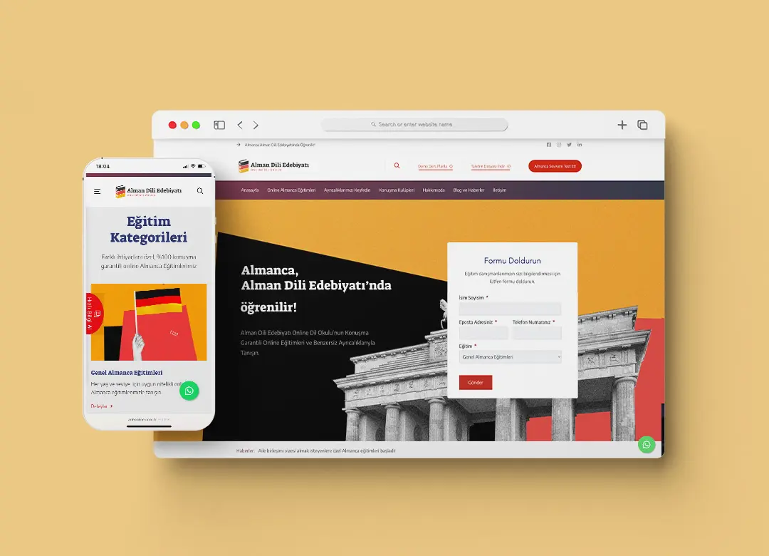 Web Tasarım & Geliştirme – Adeonline